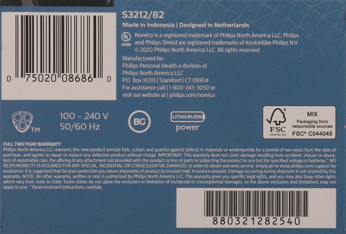 slide 4 of 9, Norelco Wet & Dry 3500 Shaver 1 ea, 1 ct