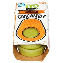 ¡Yo Quiero! Mild Original Guacamole 4 - 2 oz Mini Cups