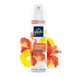 Glade Odor Fighting Soft Mist Air Freshener Room Spray, Hawaiian Breeze, 7.3oz., 1 count