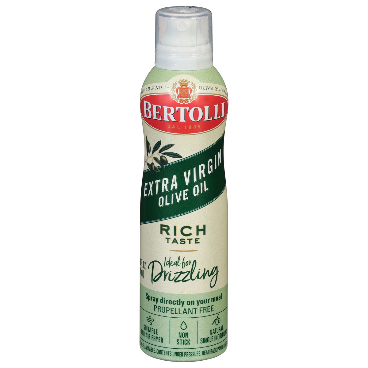 slide 9 of 13, Bertolli Spray Extra Virgin Olive Oil 4.9 fl oz, 4.90 fl oz