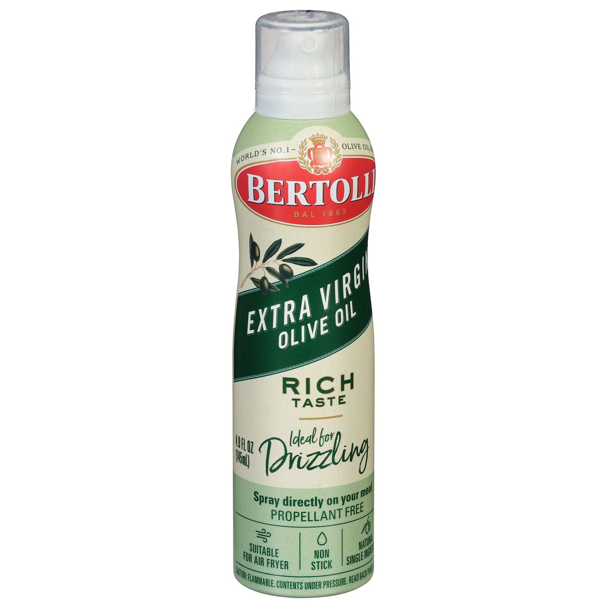 slide 13 of 13, Bertolli Spray Extra Virgin Olive Oil 4.9 fl oz, 4.90 fl oz