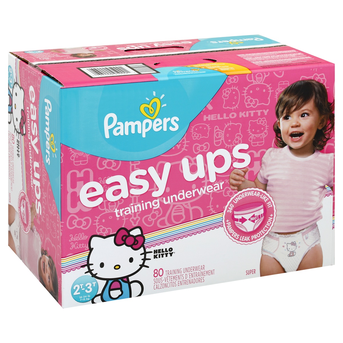 slide 1 of 1, Pampers Training Underwear 80 ea, 80 ct