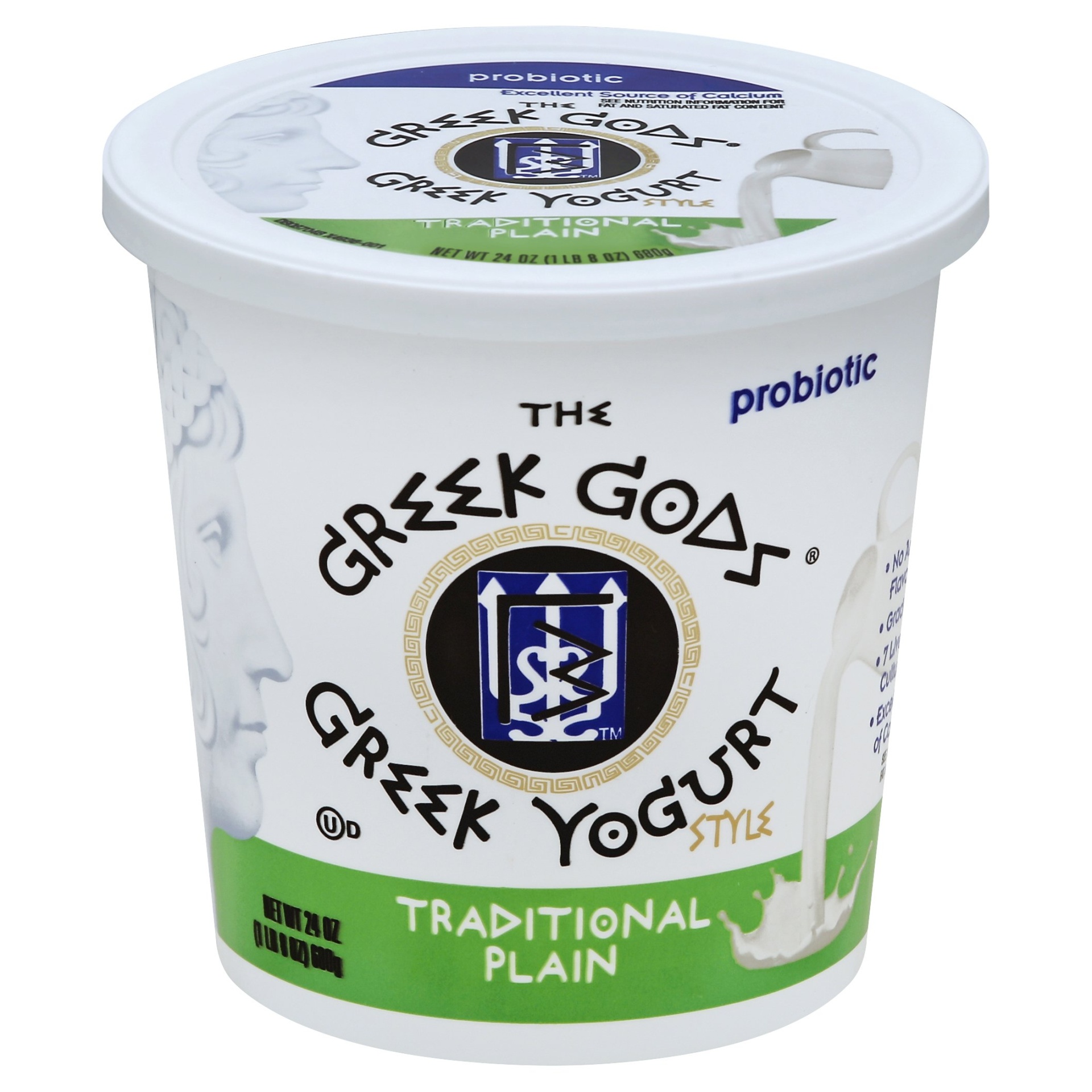 The Greek Gods Traditional Plain Greek Yogurt 24 Fl Oz Shipt