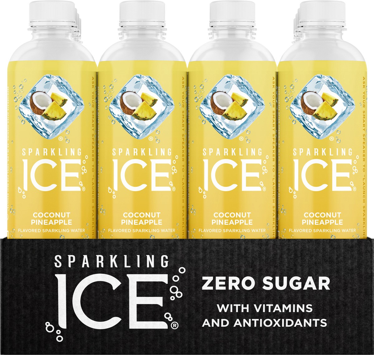 slide 3 of 9, Sparkling Ice Coconut Pineapple Sparkling Water 12-17 Fl. Oz. Plastic Bottles, 17 fl. oz. plastic bottles