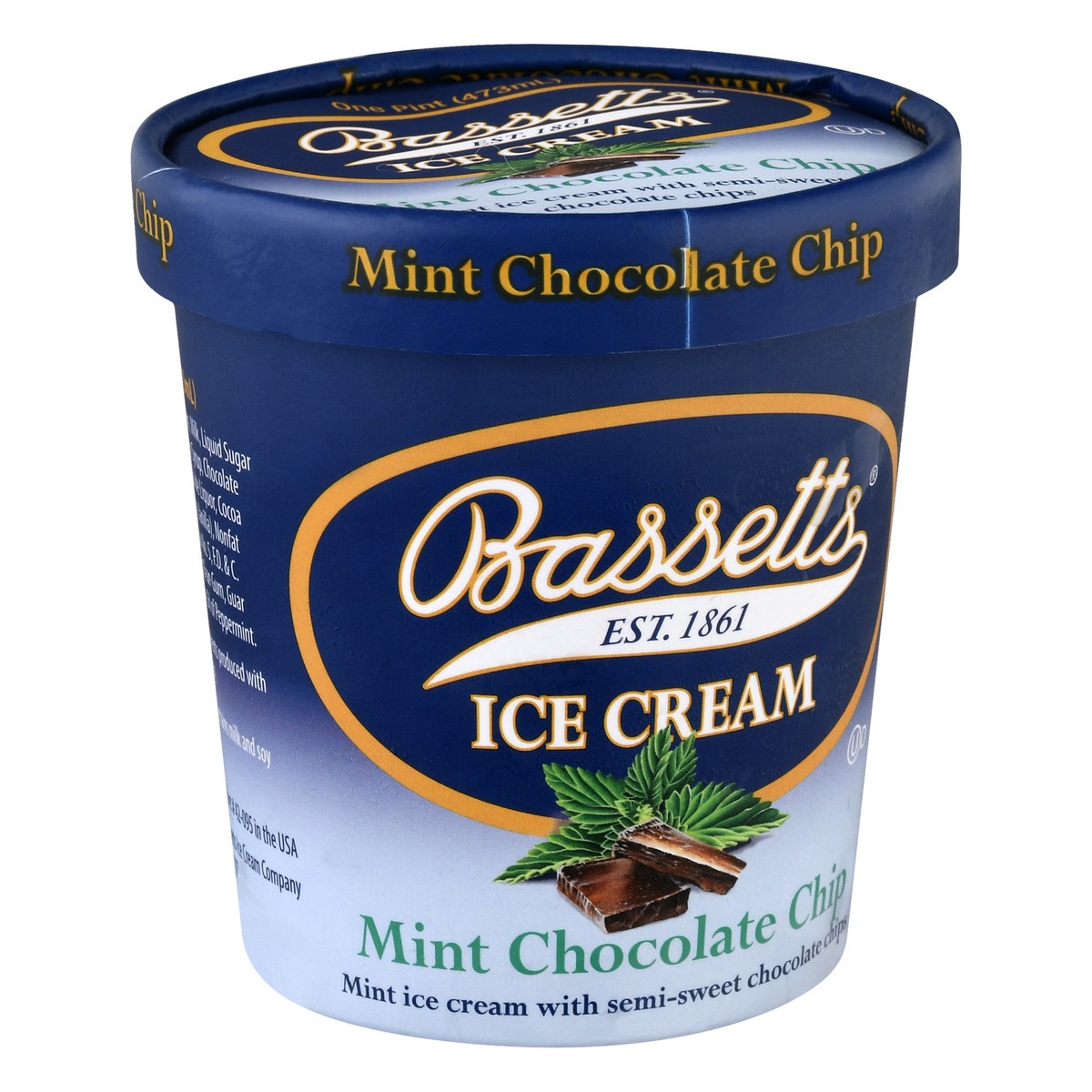 slide 3 of 13, Bassetts Mint Chocolate Chip Ice Cream 1 pt, 1 pint