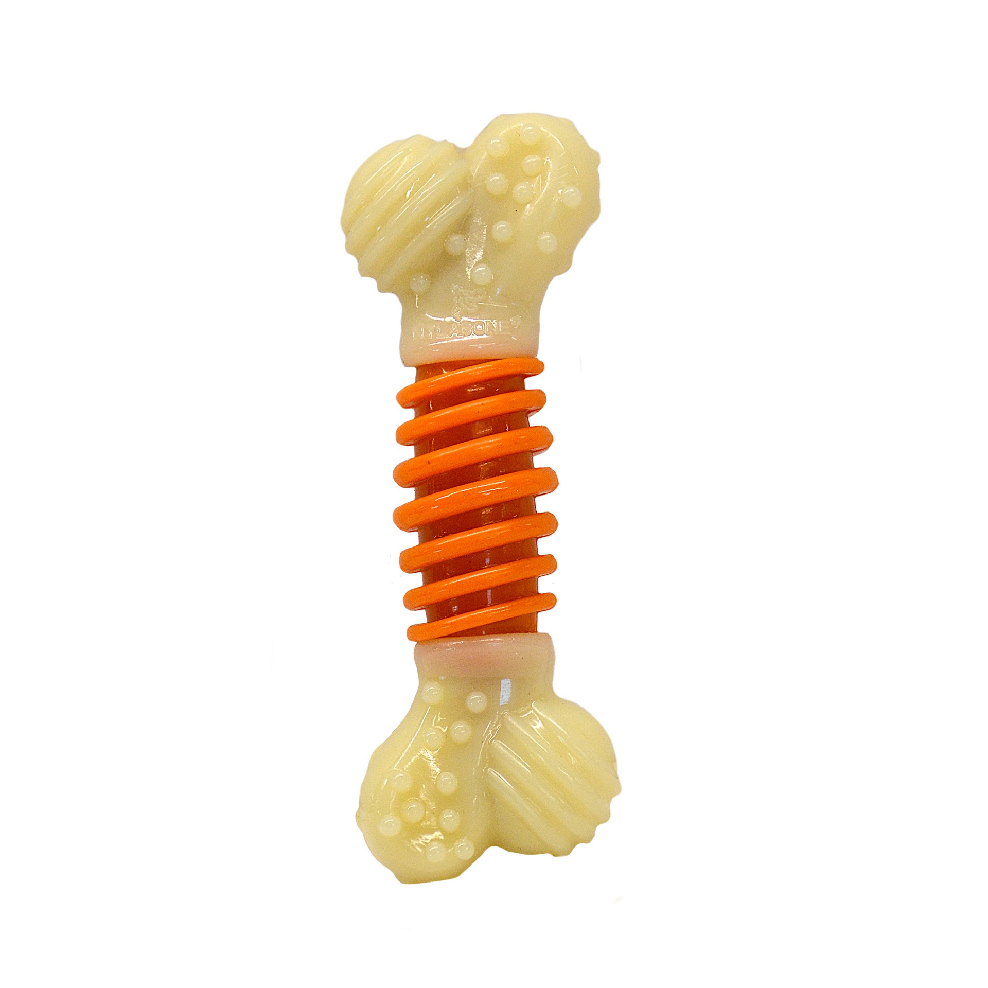 slide 4 of 8, Nylabone PRO Action Dental Power Chew Durable Dog Toy Bacon Medium/Wolf - Up to 35 lbs.(1 Count), 1 ct
