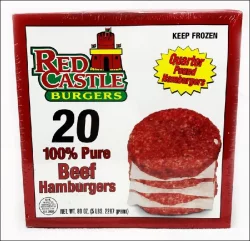 Red Castle Redc Burgers 20Ct