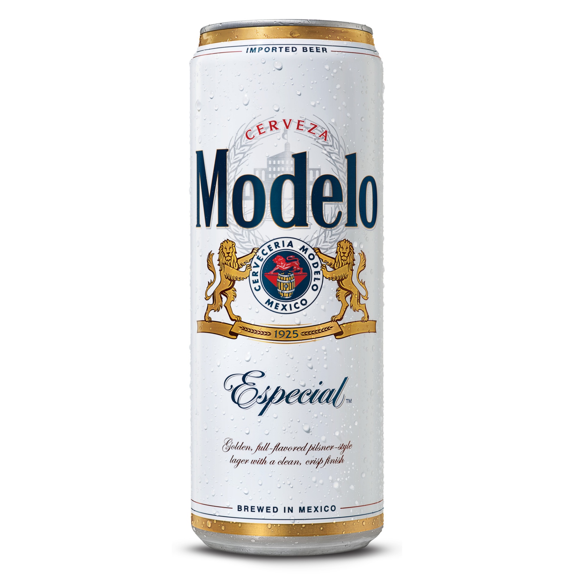 slide 1 of 1, Modelo Especial Mexican Lager Beer Can, 24 oz