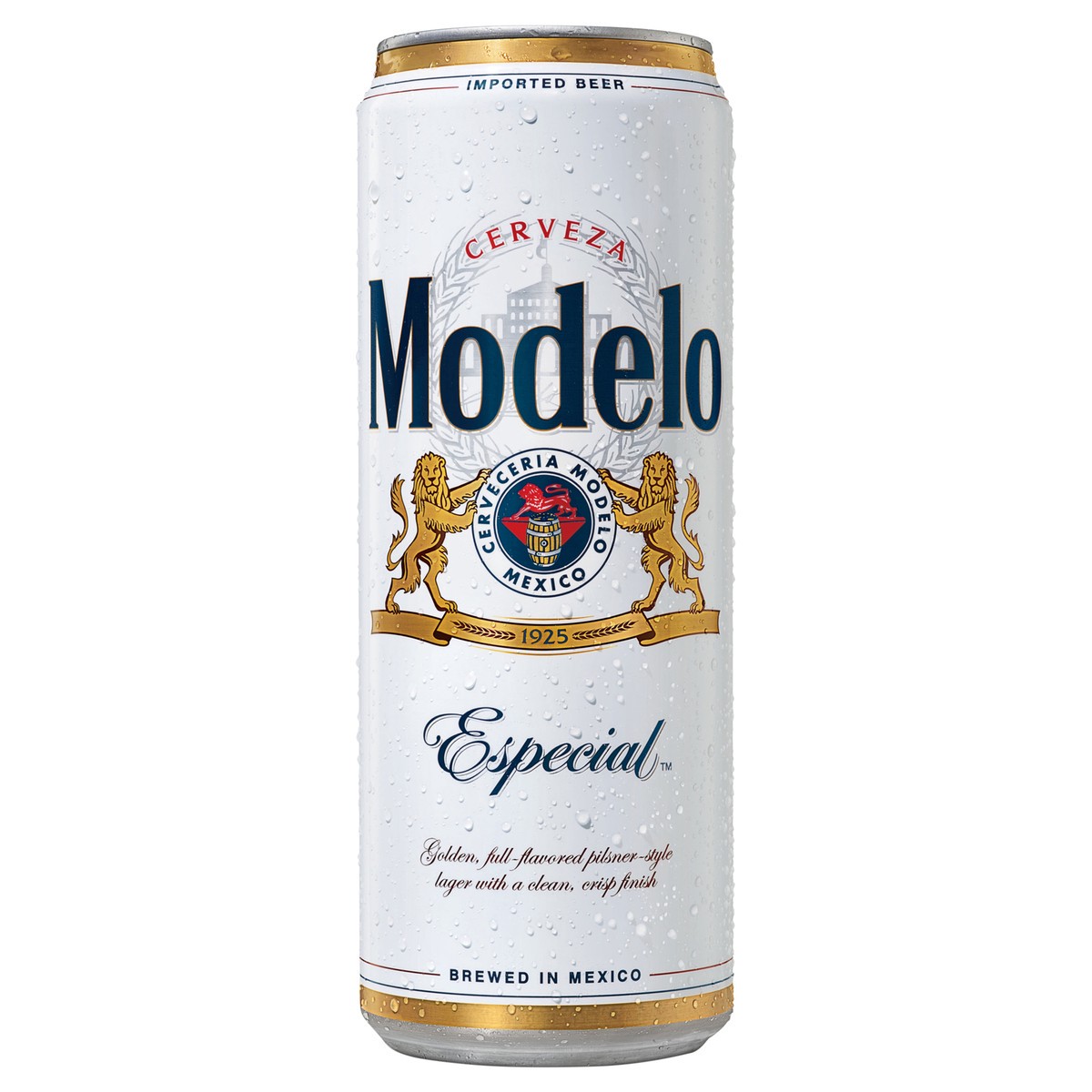 slide 1 of 10, Modelo Mexican Lager Import Beer, 24 fl. oz. Single Beer Can, 4.4% ABV, 24 fl oz