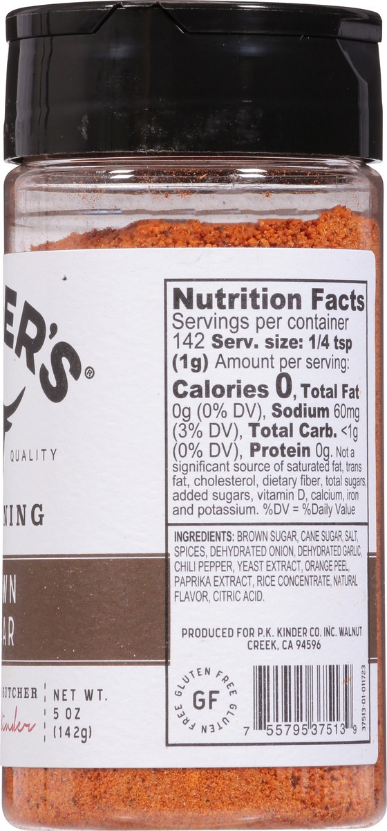 slide 8 of 9, Kinder's Brown Sugar Seasoning 5 oz, 