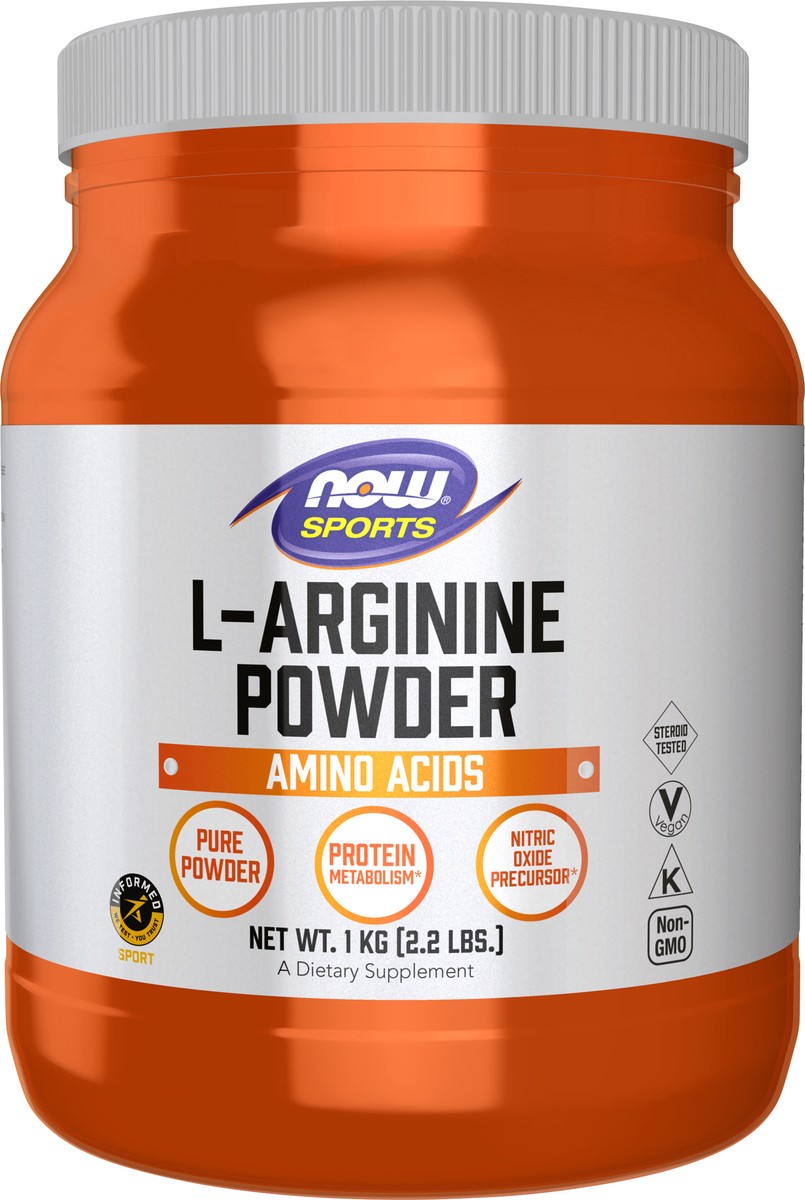 slide 7 of 8, NOW L-Arginine Powder - 2.2 lbs., 2.2 lb