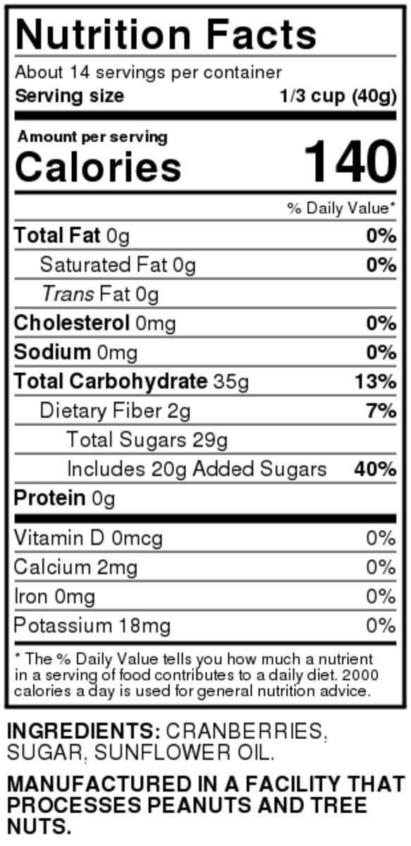 slide 3 of 8, Hy-vee Cranberries Sweetened Dried Fruit, 20 oz