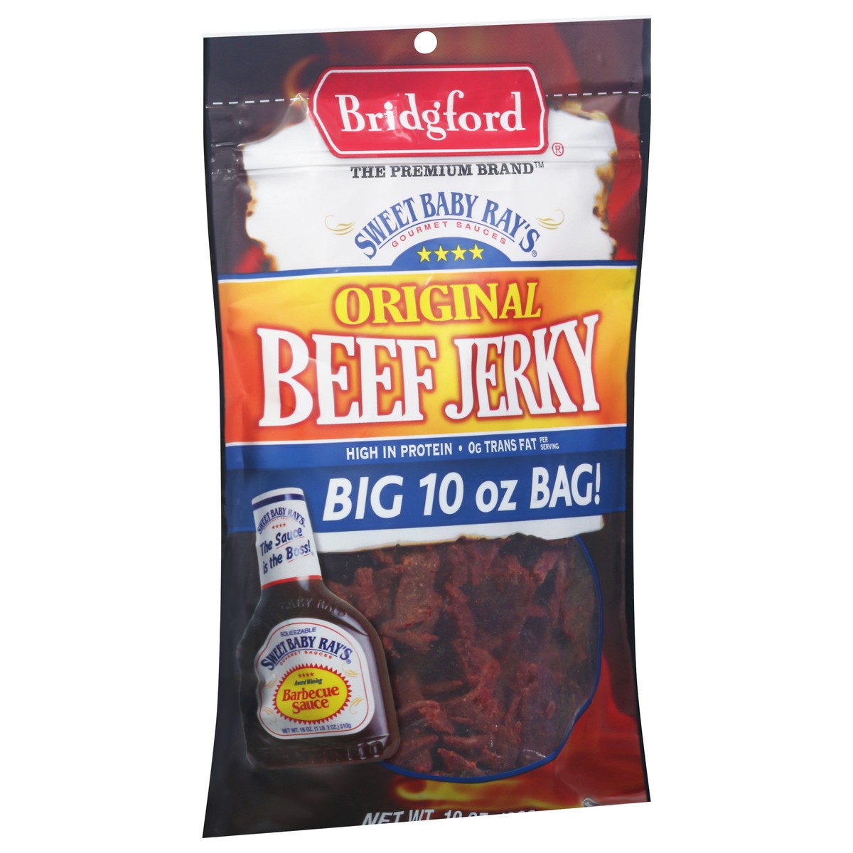 slide 2 of 11, Bridgford Original Beef Jerky 10 oz, 10 oz