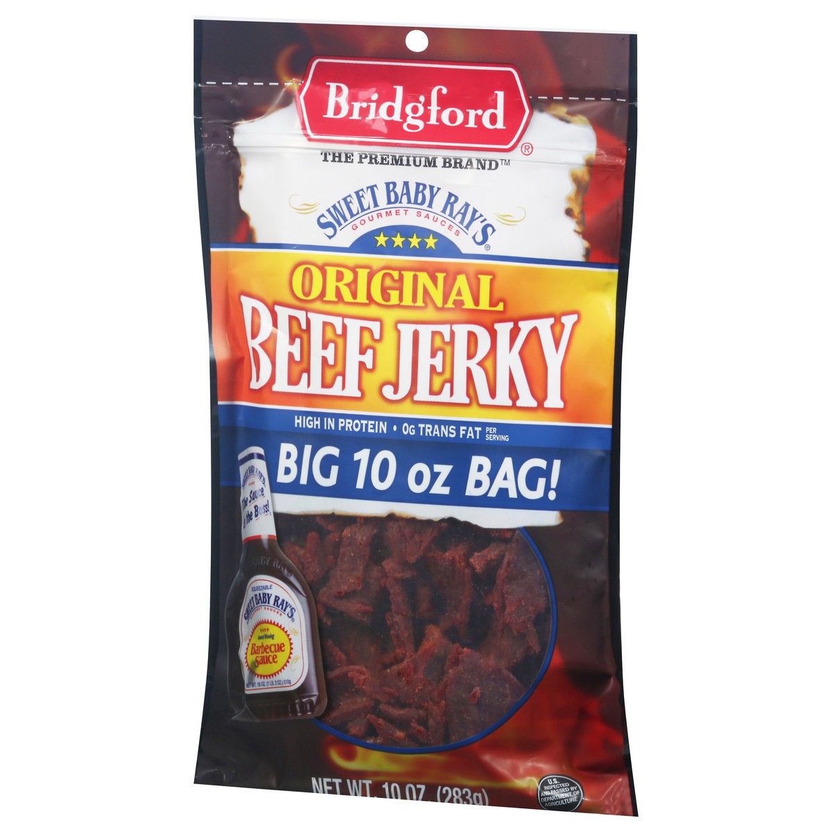 slide 10 of 11, Bridgford Original Beef Jerky 10 oz, 10 oz