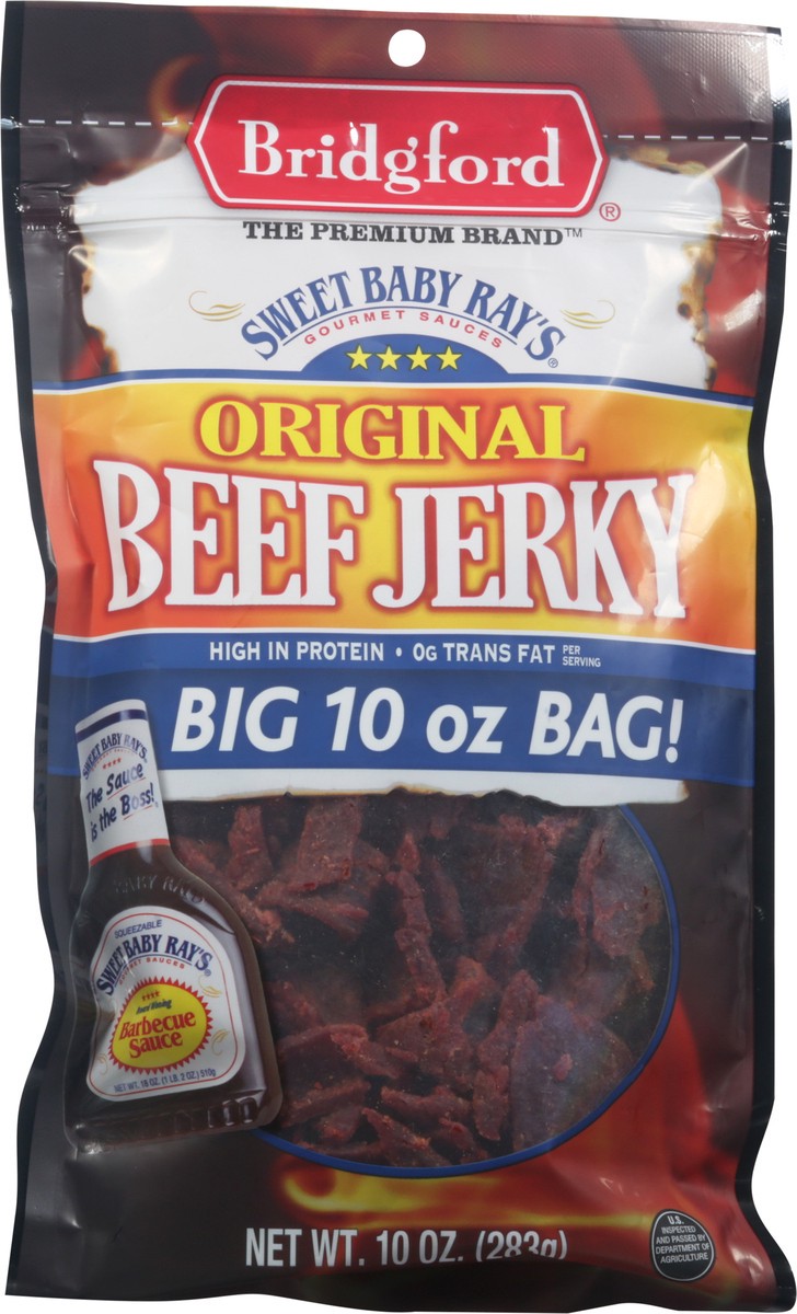 slide 11 of 11, Bridgford Original Beef Jerky 10 oz, 10 oz