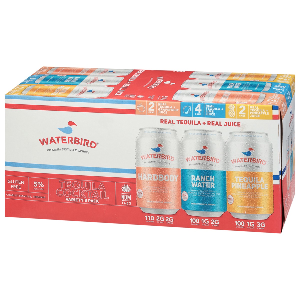 slide 4 of 4, Waterbird Tequila Variety 8pk, 8 ct; 12 oz