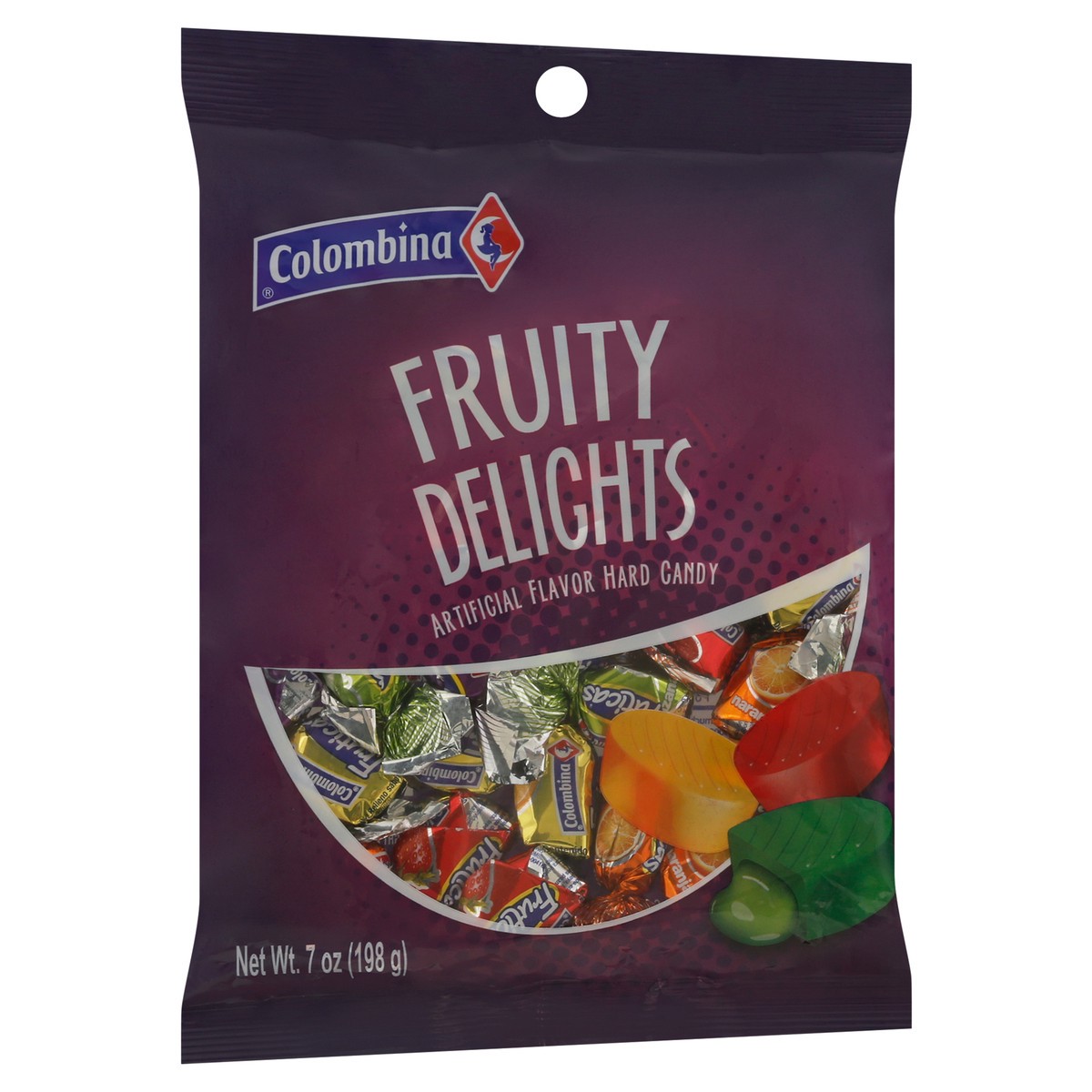 slide 3 of 14, Colombina Fruity Delights Artificial Flavor Hard Candy - 7 oz, 7 oz