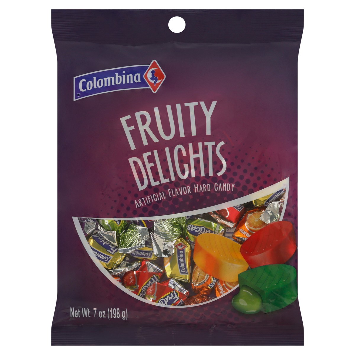 slide 13 of 14, Colombina Fruity Delights Artificial Flavor Hard Candy - 7 oz, 7 oz