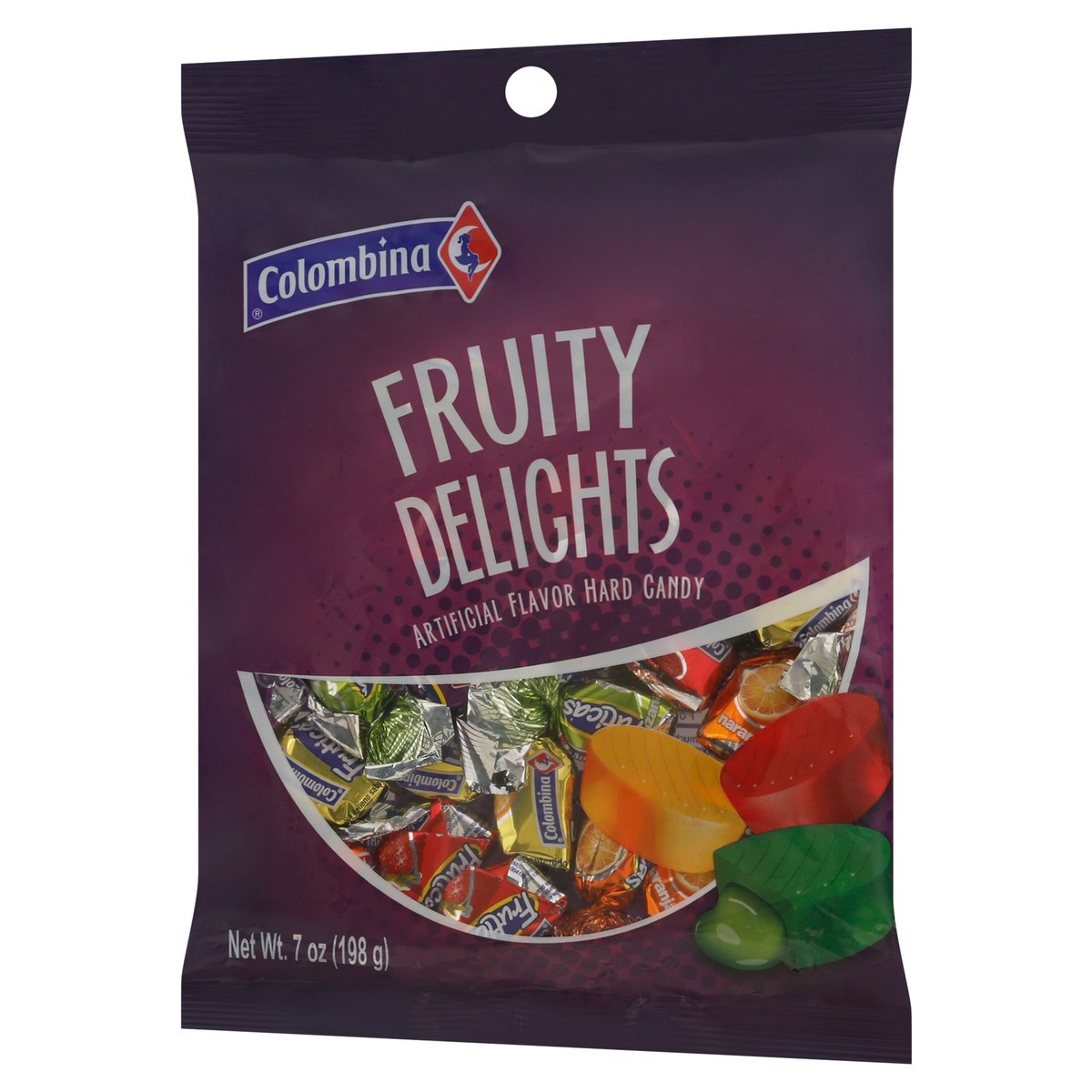 slide 2 of 14, Colombina Fruity Delights Artificial Flavor Hard Candy - 7 oz, 7 oz