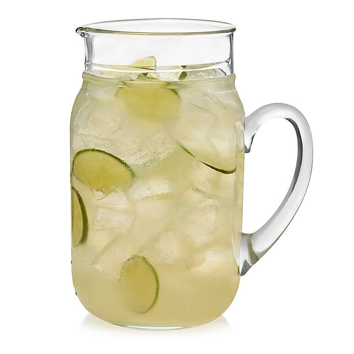 slide 1 of 3, Libbey Glass Jar Pitcher - Clear, 82 oz