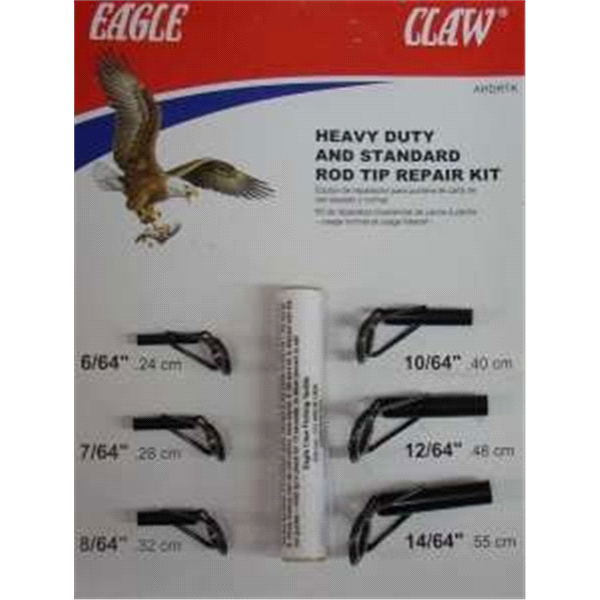 slide 1 of 1, Eagle Claw Gold Rod Tip Repair Kit, 1 ct