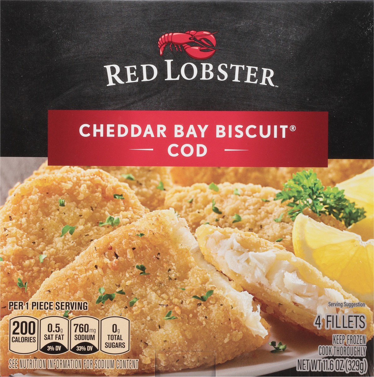 slide 9 of 11, Red Lobster Cheddar Bay Biscuit Cod, 11.6 oz