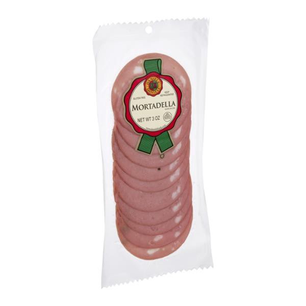 slide 1 of 1, Daniele Pre-Sliced Mortadella, 3 oz