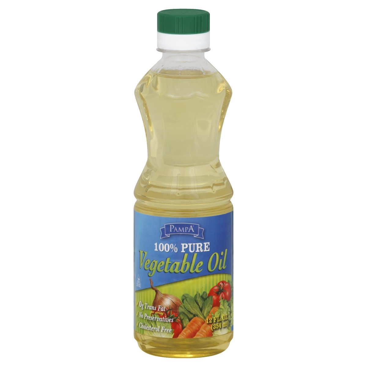 slide 1 of 1, Pampa 100 Pure Vegetable Oil, 12 oz