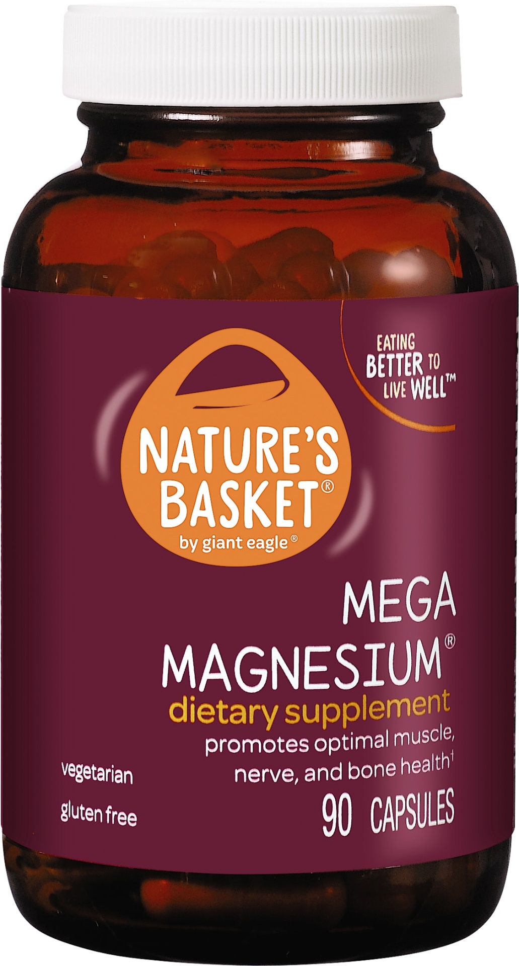 Nature's Basket Mega Magnesium 90 ct Shipt
