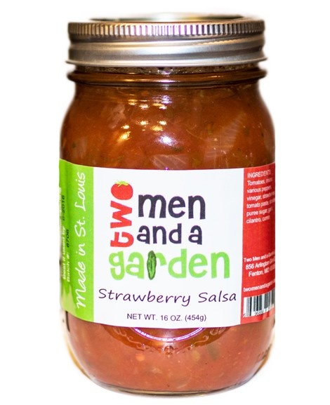 slide 1 of 1, Two Men and a Garden Medium Salsa, 16 oz