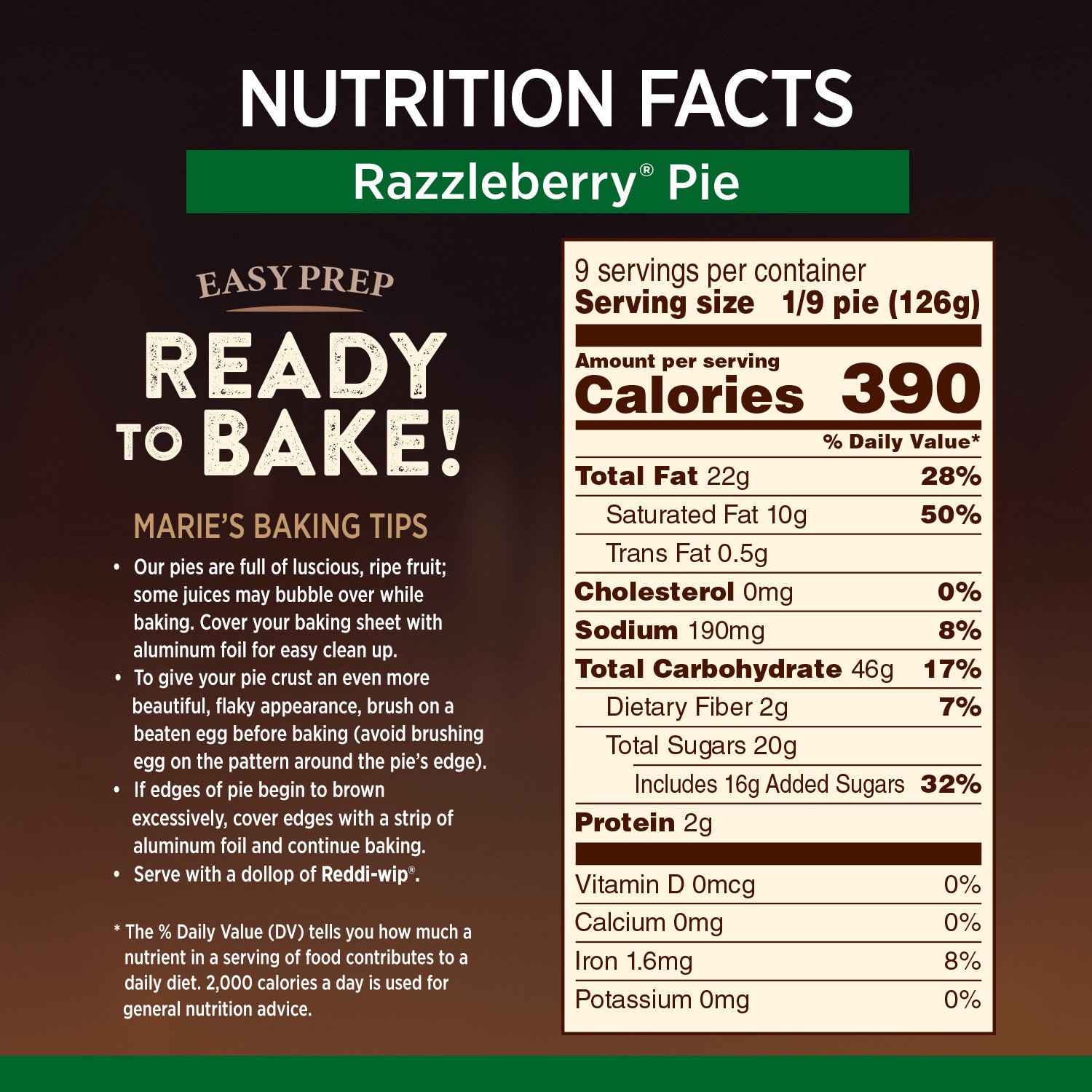 slide 2 of 5, Marie Callender's Razzleberry Fruit Pie 40 oz, 40 oz