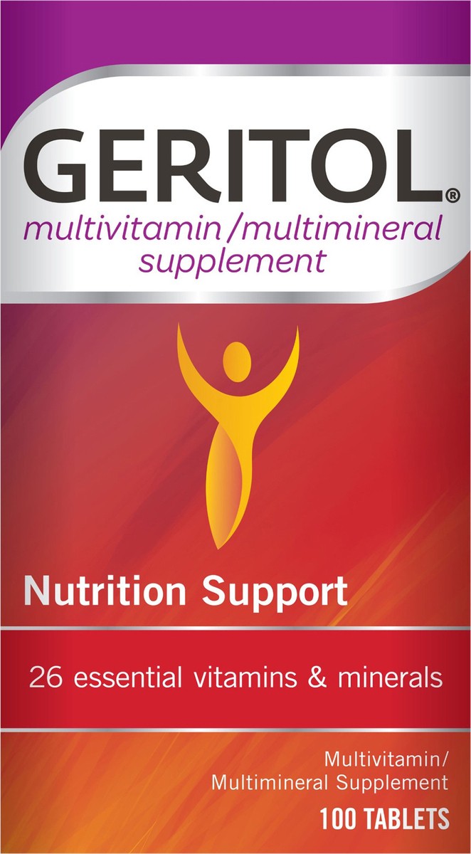 slide 6 of 8, Geritol Multi Vitamin Complt Minrl Supplmnt, 100 ct