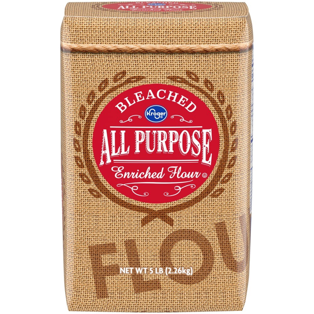 slide 1 of 4, Kroger All-Purpose Enriched Flour, 5 lb