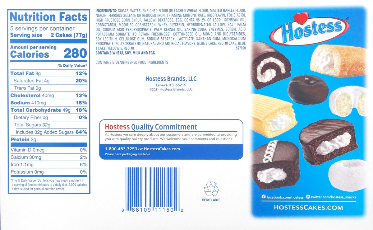 slide 7 of 9, Hostess Red White & Blue Twinkies, 10 ct