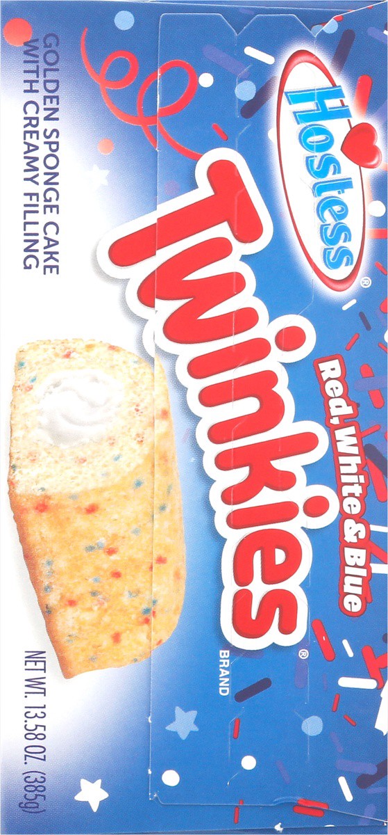 slide 6 of 9, Hostess Red White & Blue Twinkies, 10 ct