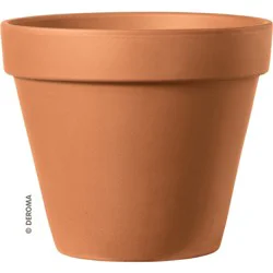 Deroma 13.8 Inch Standard Round Terra Cotta Pot
