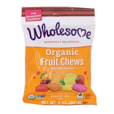 slide 1 of 1, Wholesome Organic Fruit Chews, 2 oz