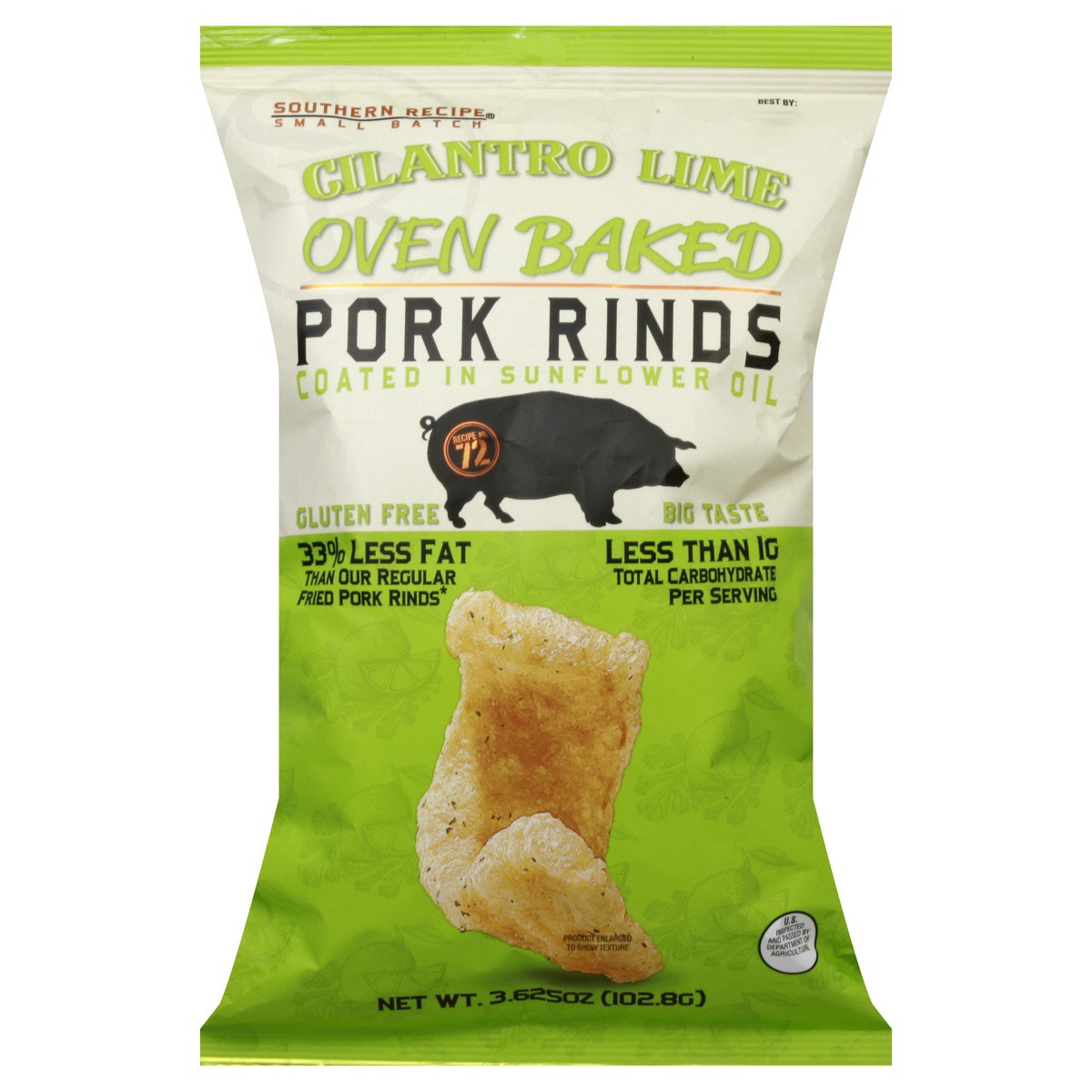 slide 1 of 5, Southern Recipe Foods Pork Rinds 3.625 oz, 3.62 oz