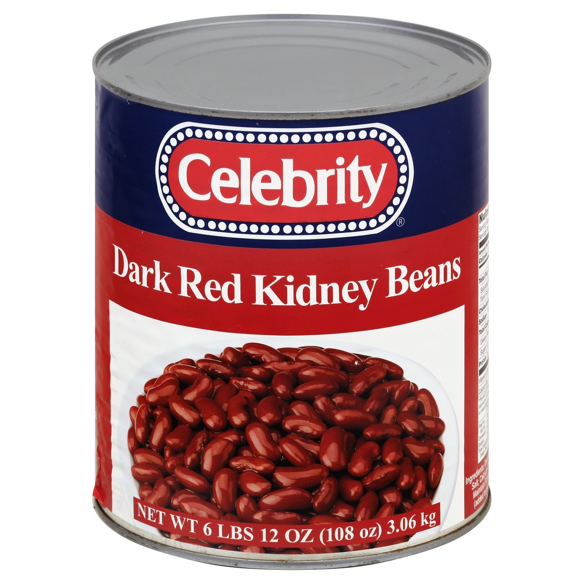 slide 2 of 3, Celebrity Kidney Beans 108 oz, 108 oz