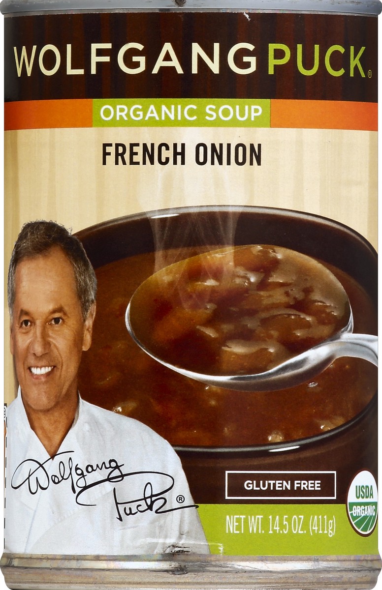 slide 2 of 2, Wolfgang Puck Organic French Onion Soup, 14.5 oz