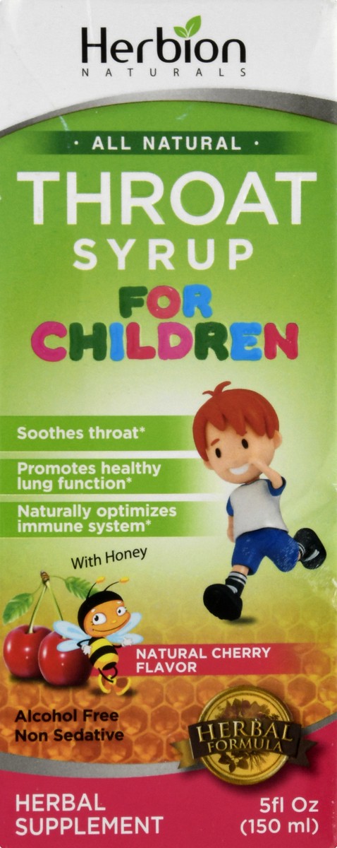 slide 9 of 13, Herbion Naturals Children's with Honey & Natural Cherry Flavor Cough Syrup 5 fl oz, 5 oz