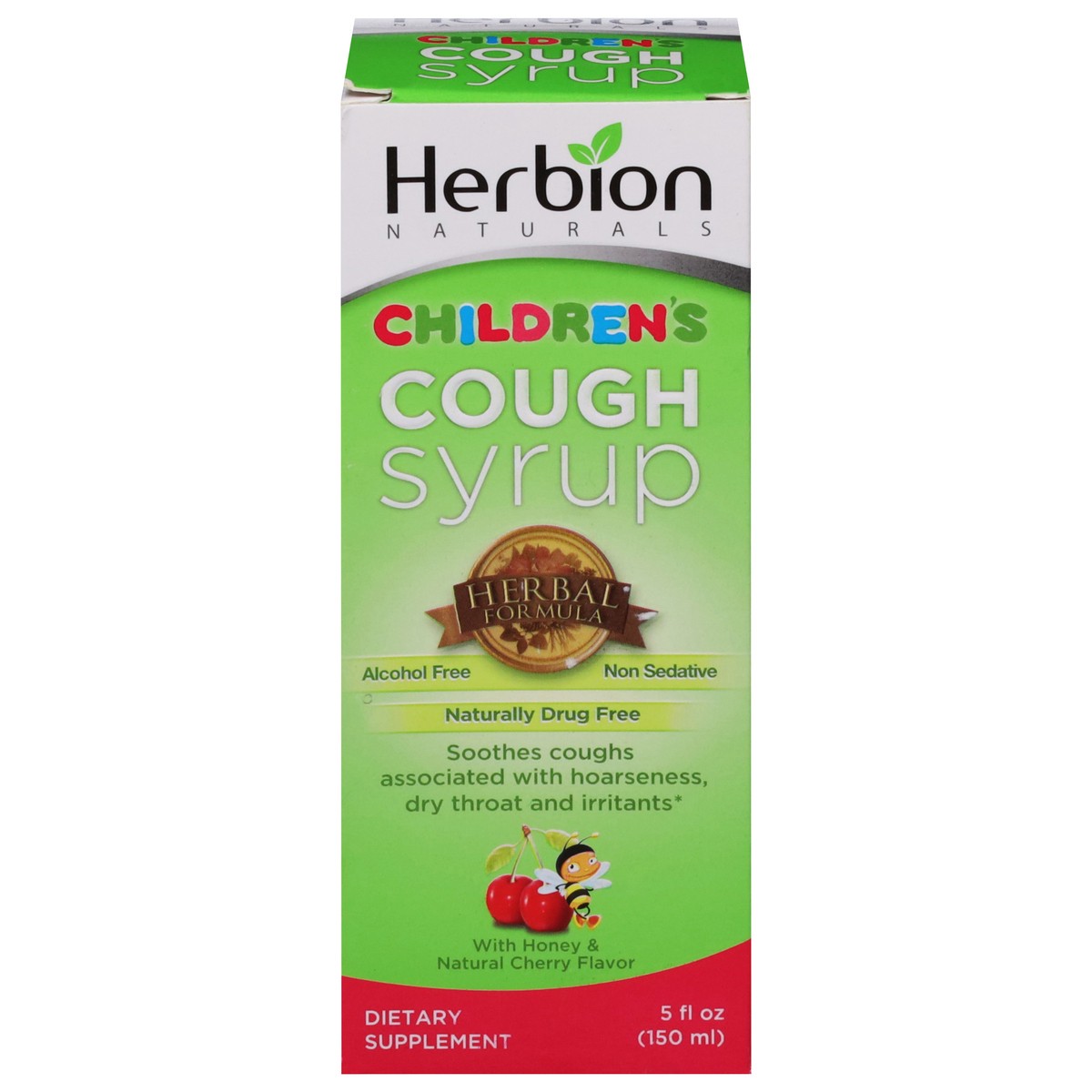 slide 1 of 13, Herbion Naturals Children's with Honey & Natural Cherry Flavor Cough Syrup 5 fl oz, 5 oz