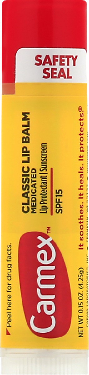 slide 3 of 11, Carmex Classic Medicated Lip Balm, 0.15 oz