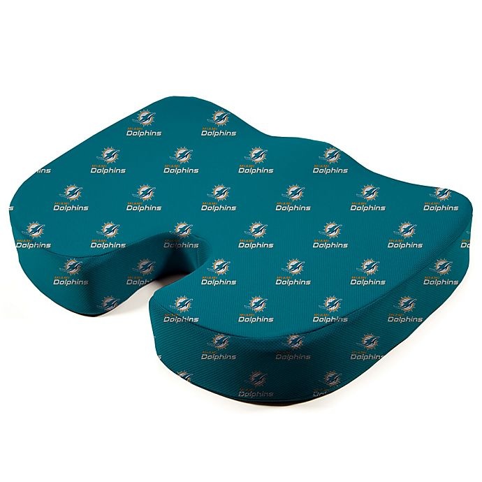 slide 1 of 1, NFL Miami Dolphins Memory Foam Seat Cushion, 1 ct