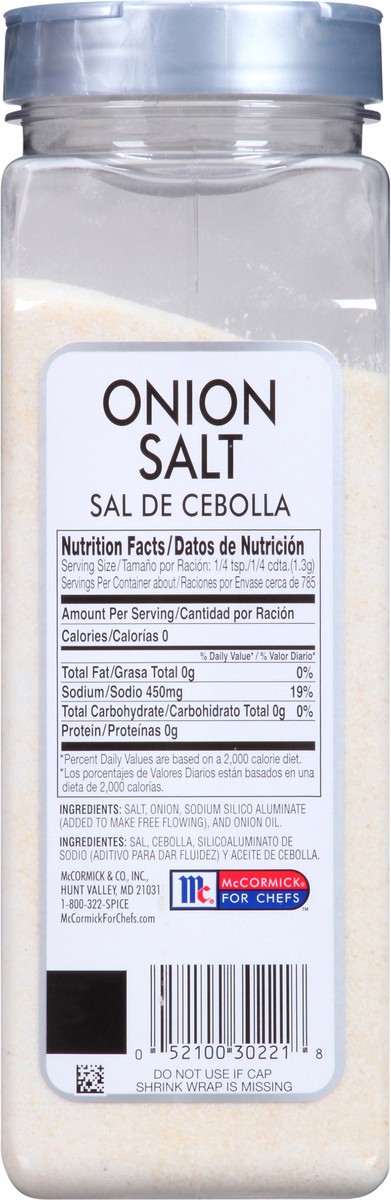 slide 13 of 14, McCormick Culinary Onion Salt, 36 oz, 36 oz