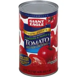 Giant Eagle Tomato 100% Juice