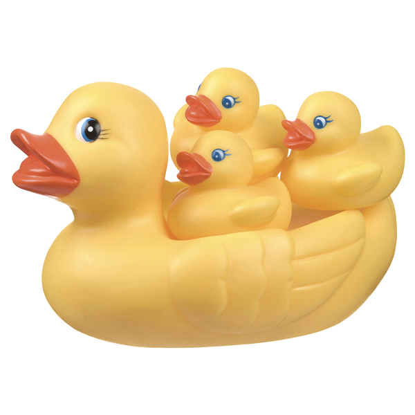 slide 1 of 1, Playgro Bath Duckie Family, 1 ct