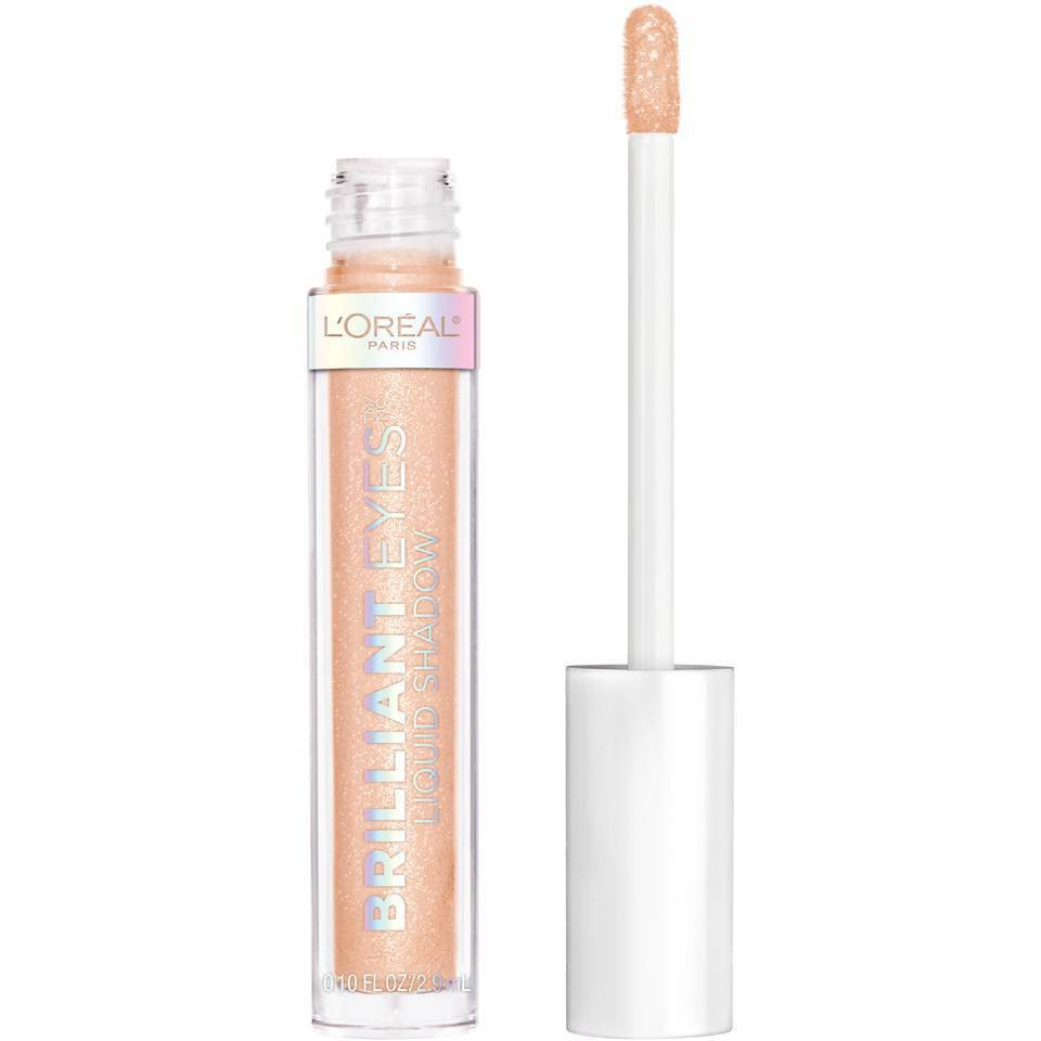 slide 1 of 1, L'Oréal Brilliant Eyes Shimmer Liquid Eyeshadow Makeup - Crystal Shine, 0.1 oz