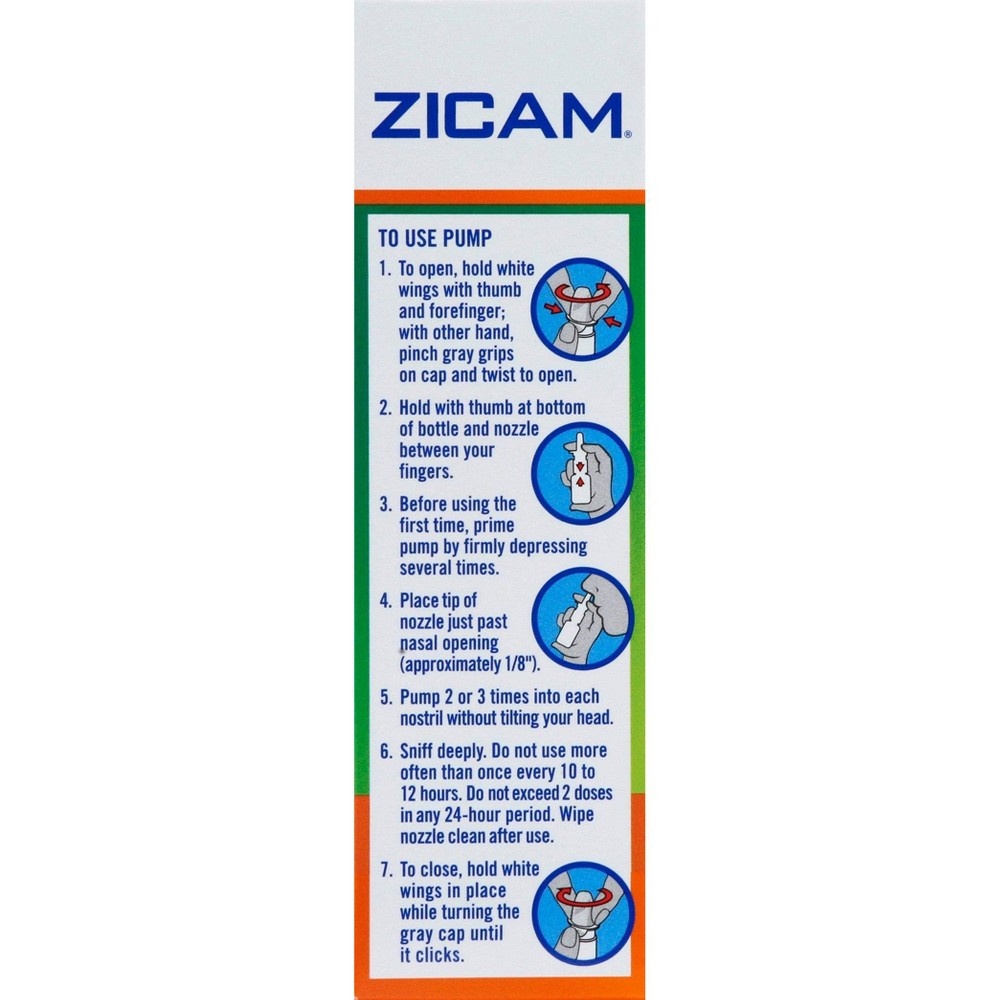 Zicam Extreme Congestion Relief Nasal Spray With Aloe Vera 0.5 oz Shipt
