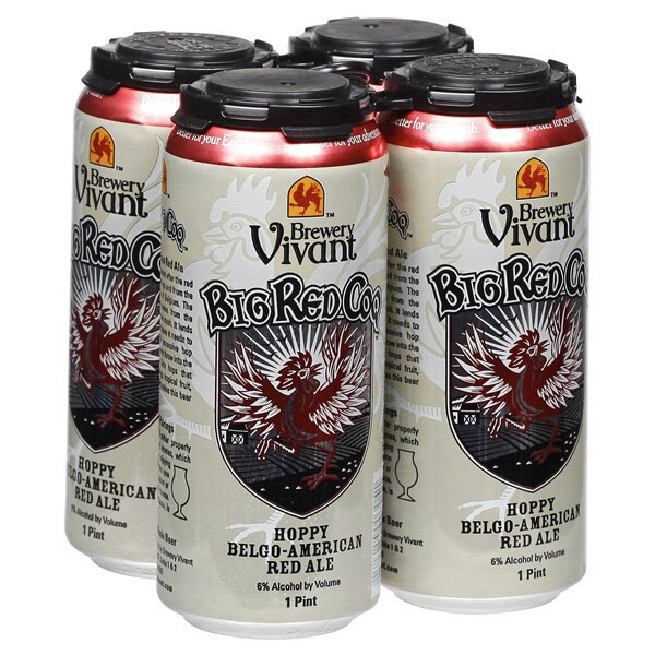 slide 2 of 17, Brewery Vivant Big Red Coq Ale, 4 ct; 16 fl oz